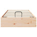 Cadru de pat ottoman cu depozitare 2 pcs natural 75 x 190 cm - WALTI WALTI