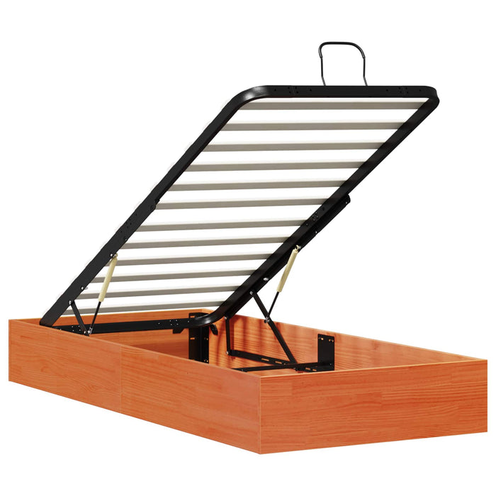 Cadru de pat ottoman cu depozitare Maro ceruit 75 x 190 cm - WALTI WALTI