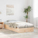 Cadru de pat ottoman cu depozitare natural 90 x 190 cm - WALTI WALTI