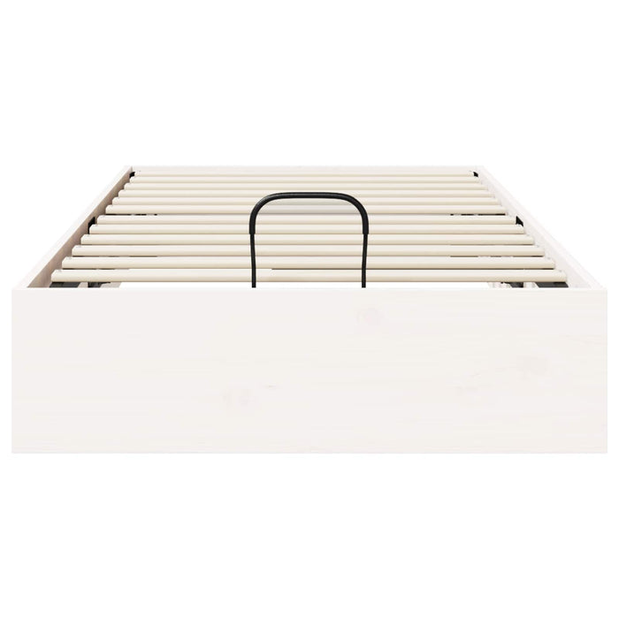 Cadru de pat ottoman cu depozitare Alb 90 x 200 cm - WALTI WALTI