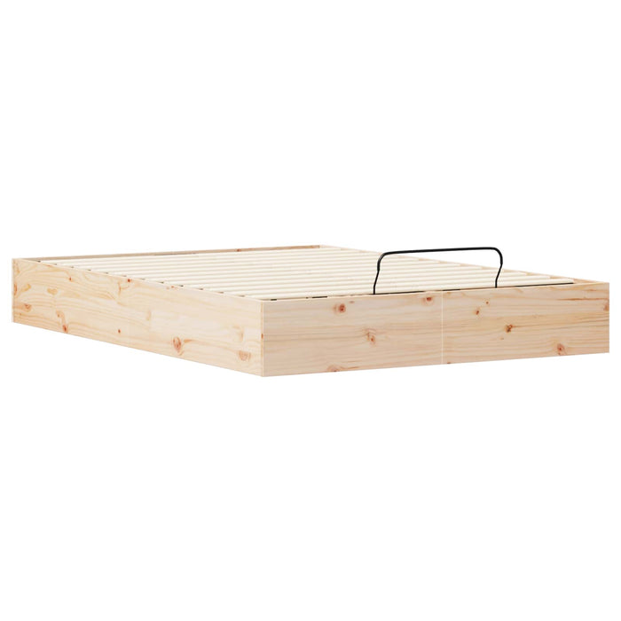 Cadru de pat ottoman cu depozitare natural 120 x 190 cm - WALTI WALTI