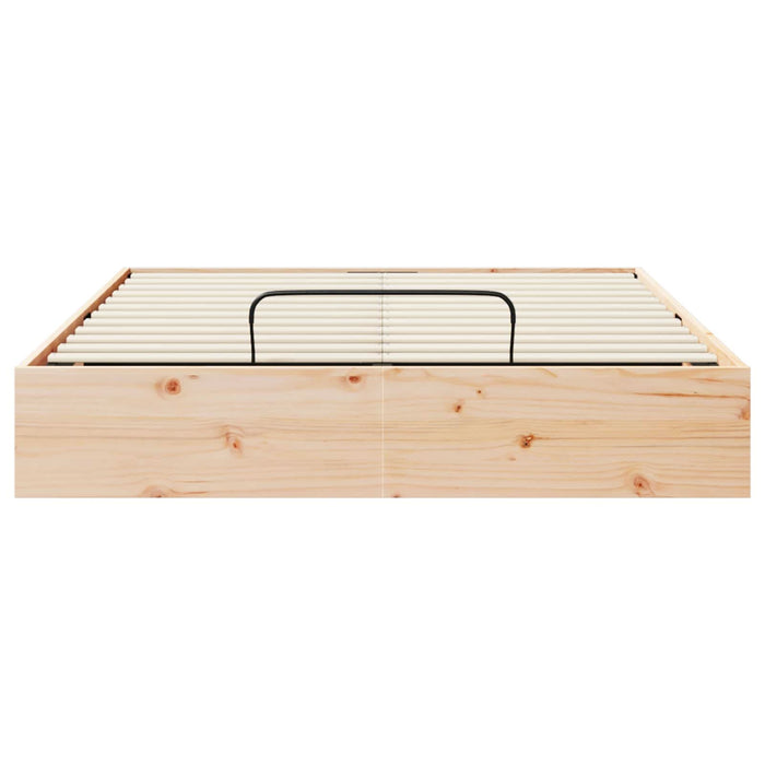 Cadru de pat ottoman cu depozitare natural 120 x 200 cm - WALTI WALTI