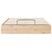 Cadru de pat ottoman cu depozitare natural 120 x 200 cm - WALTI WALTI