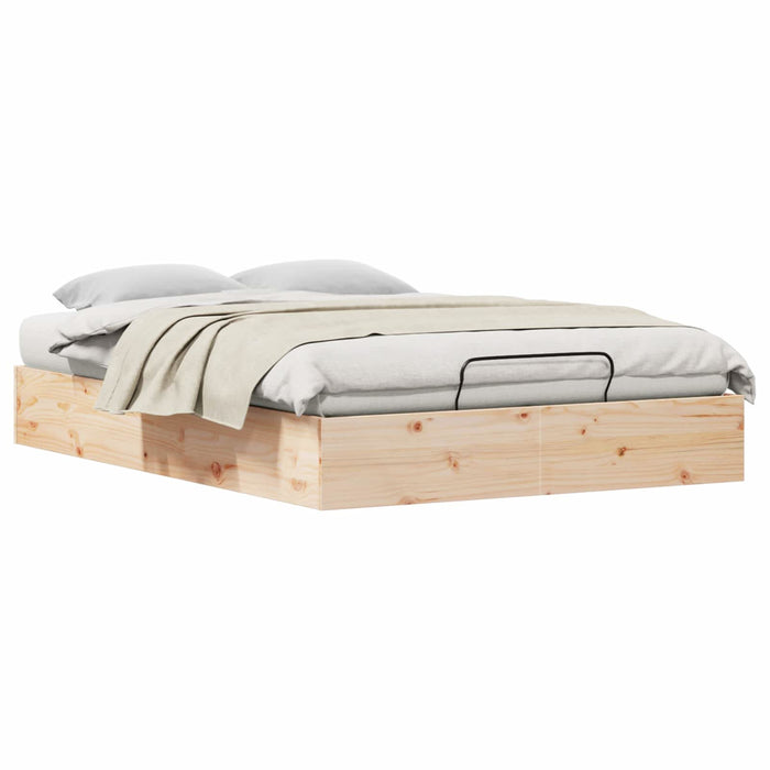 Cadru de pat ottoman cu depozitare natural 120 x 200 cm - WALTI WALTI