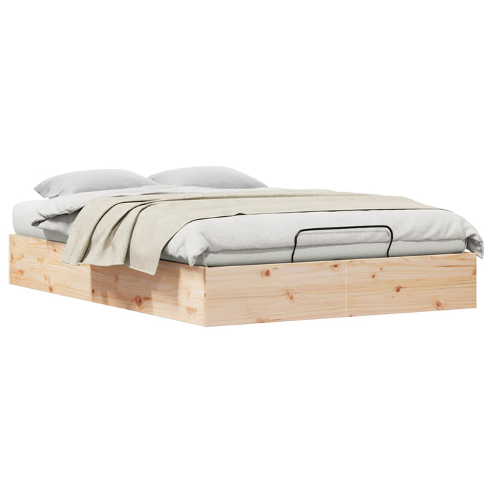 Cadru de pat ottoman cu depozitare natural 140 x 200 cm - WALTI WALTI