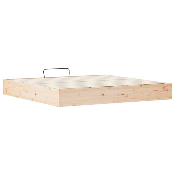 Cadru de pat ottoman cu depozitare natural 180 x 200 cm - WALTI WALTI