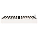 Cadru de pat ottoman cu depozitare Alb 180 x 200 cm - WALTI WALTI
