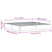 Cadru de pat ottoman cu depozitare Alb 180 x 200 cm - WALTI WALTI