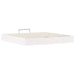 Cadru de pat ottoman cu depozitare Alb 200 x 200 cm - WALTI WALTI