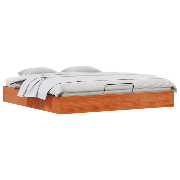 Cadru de pat ottoman cu depozitare Maro Ceară 200 x 200 cm - WALTI WALTI