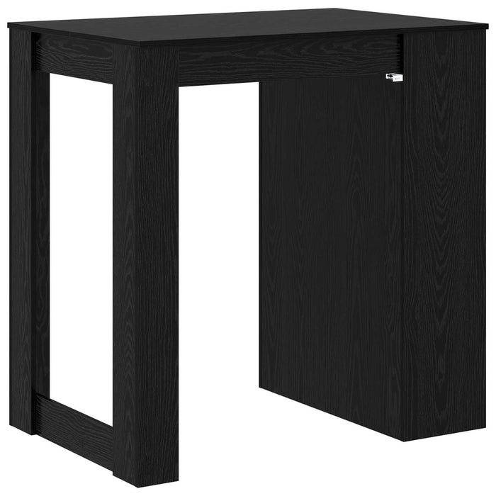 Masă de bar Stejar Negru 102 x 70 x 103,5 cm Lemn compozit - WALTI WALTI