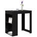 Masă de bar Stejar Negru 102 x 70 x 103,5 cm Lemn compozit - WALTI WALTI