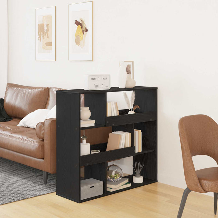 raft de cărți Stejar Negru 100 x 33 x 94,5 cm Lemn compozit - WALTI WALTI
