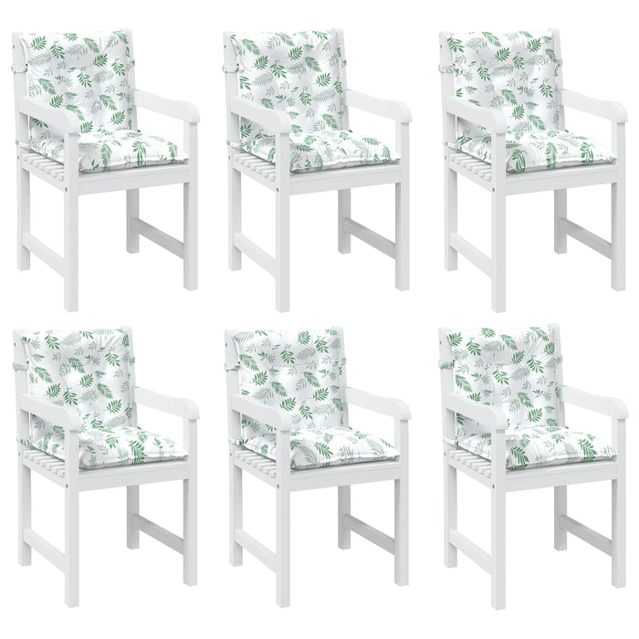 Perne pentru exterior 6 pcs Alb 100 x 50 x 7 cm Țesătură WALTI