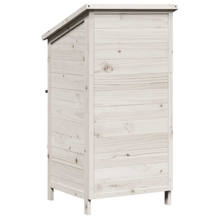 Sălaș de grădină Alb 59 x 56 x 113,5 cm Lemn prelucrat - WALTI WALTI