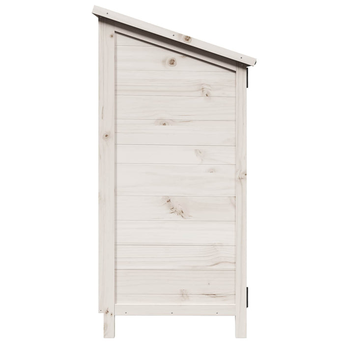 Sălaș de grădină Alb 59 x 56 x 113,5 cm Lemn prelucrat - WALTI WALTI