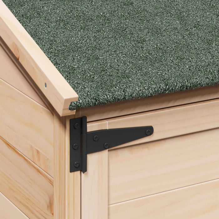 Sălaș de grădină natural 106,5 x 56 x 113,5 cm Lemn prelucrat - WALTI WALTI