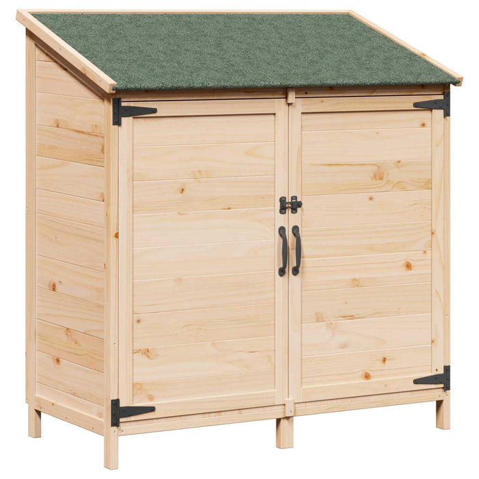 Sălaș de grădină natural 106,5 x 56 x 113,5 cm Lemn prelucrat - WALTI WALTI