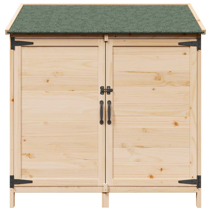 Sălaș de grădină natural 106,5 x 56 x 113,5 cm Lemn prelucrat - WALTI WALTI
