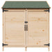 Sălaș de grădină natural 106,5 x 56 x 113,5 cm Lemn prelucrat - WALTI WALTI