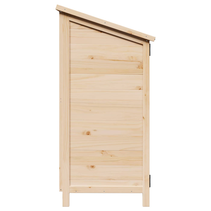 Sălaș de grădină natural 106,5 x 56 x 113,5 cm Lemn prelucrat - WALTI WALTI
