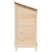 Sălaș de grădină natural 106,5 x 56 x 113,5 cm Lemn prelucrat - WALTI WALTI