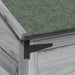 Sălaș de grădină Gri 106,5 x 56 x 113,5 cm Lemn prelucrat - WALTI WALTI