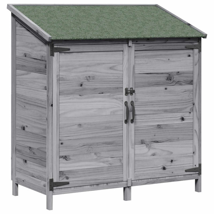 Sălaș de grădină Gri 106,5 x 56 x 113,5 cm Lemn prelucrat - WALTI WALTI
