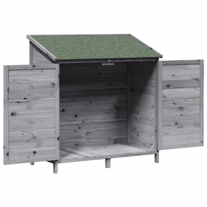 Sălaș de grădină Gri 106,5 x 56 x 113,5 cm Lemn prelucrat - WALTI WALTI