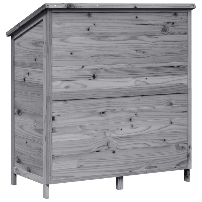 Sălaș de grădină Gri 106,5 x 56 x 113,5 cm Lemn prelucrat - WALTI WALTI