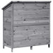 Sălaș de grădină Gri 106,5 x 56 x 113,5 cm Lemn prelucrat - WALTI WALTI