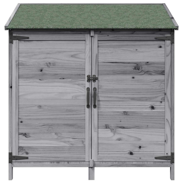 Sălaș de grădină Gri 106,5 x 56 x 113,5 cm Lemn prelucrat - WALTI WALTI