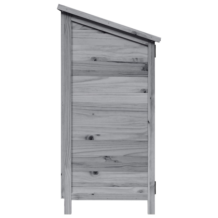 Sălaș de grădină Gri 106,5 x 56 x 113,5 cm Lemn prelucrat - WALTI WALTI