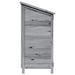 Sălaș de grădină Gri 106,5 x 56 x 113,5 cm Lemn prelucrat - WALTI WALTI