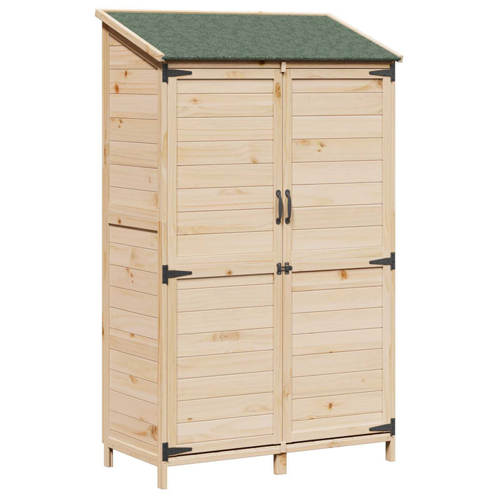 Sălaș de grădină natural 106,5 x 56 x 176 cm Lemn prelucrat - WALTI WALTI