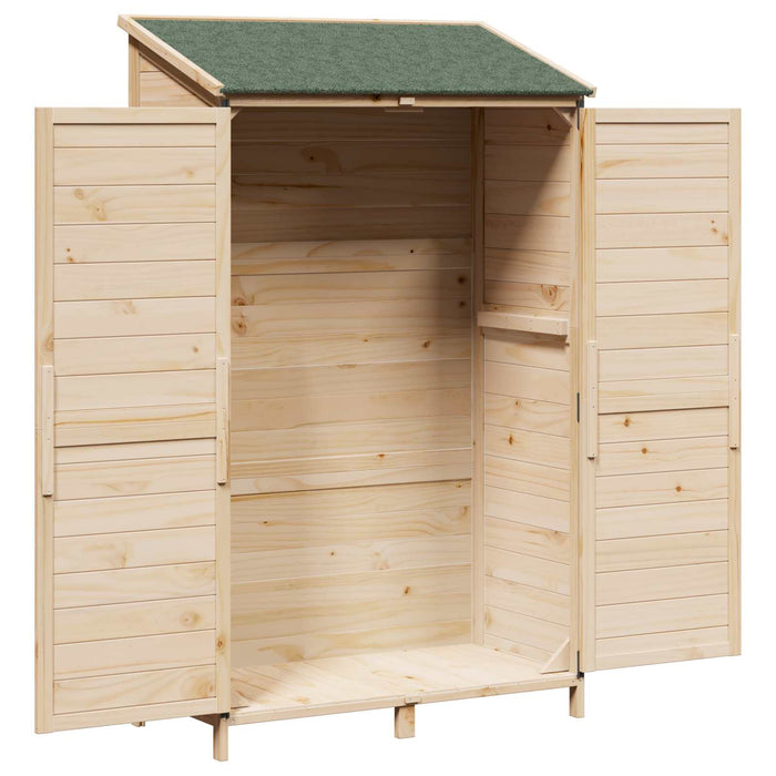 Sălaș de grădină natural 106,5 x 56 x 176 cm Lemn prelucrat - WALTI WALTI