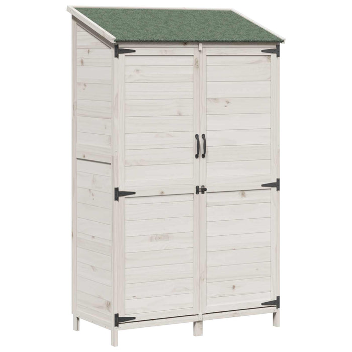Sălaș de grădină Alb 106,5 x 56 x 176 cm Lemn prelucrat - WALTI WALTI