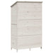Sălaș de grădină Alb 106,5 x 56 x 176 cm Lemn prelucrat - WALTI WALTI