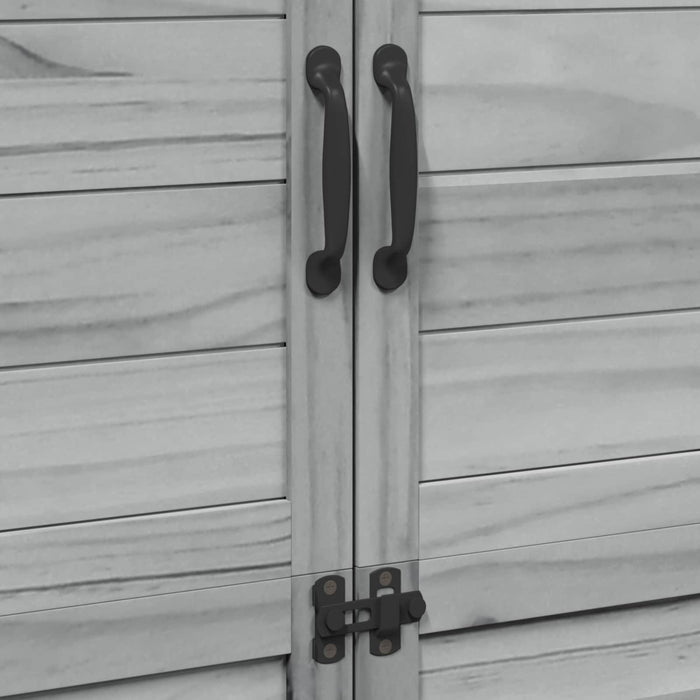 Sălaș de grădină Gri 106,5 x 56 x 176 cm Lemn prelucrat - WALTI WALTI
