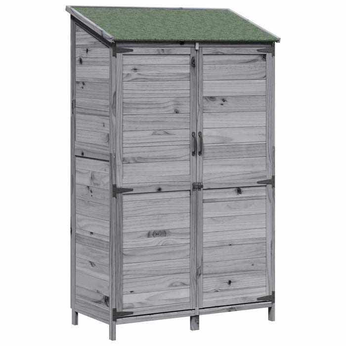 Sălaș de grădină Gri 106,5 x 56 x 176 cm Lemn prelucrat - WALTI WALTI