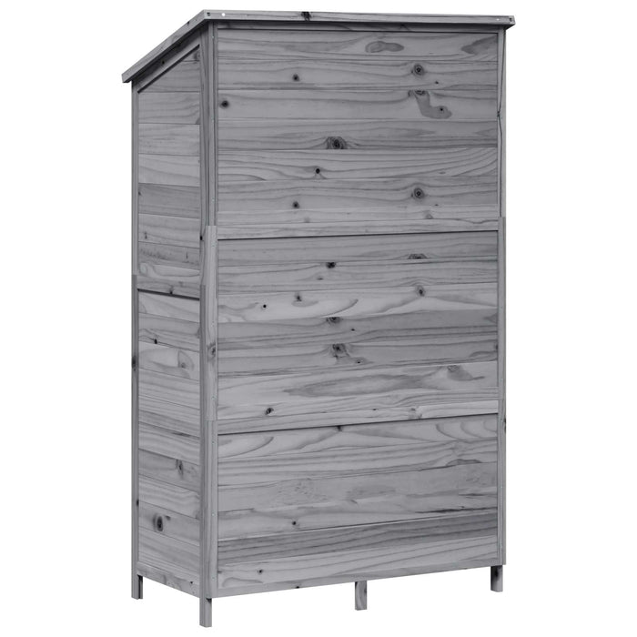 Sălaș de grădină Gri 106,5 x 56 x 176 cm Lemn prelucrat - WALTI WALTI
