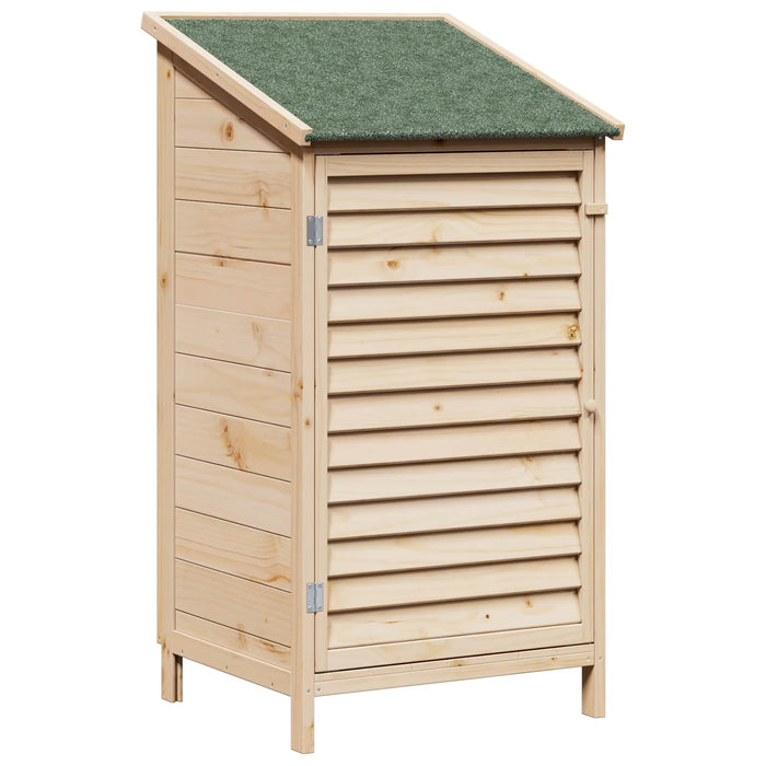 Sălaș de grădină natural 59 x 56 x 113,5 cm Lemn de Brad Solid WALTI