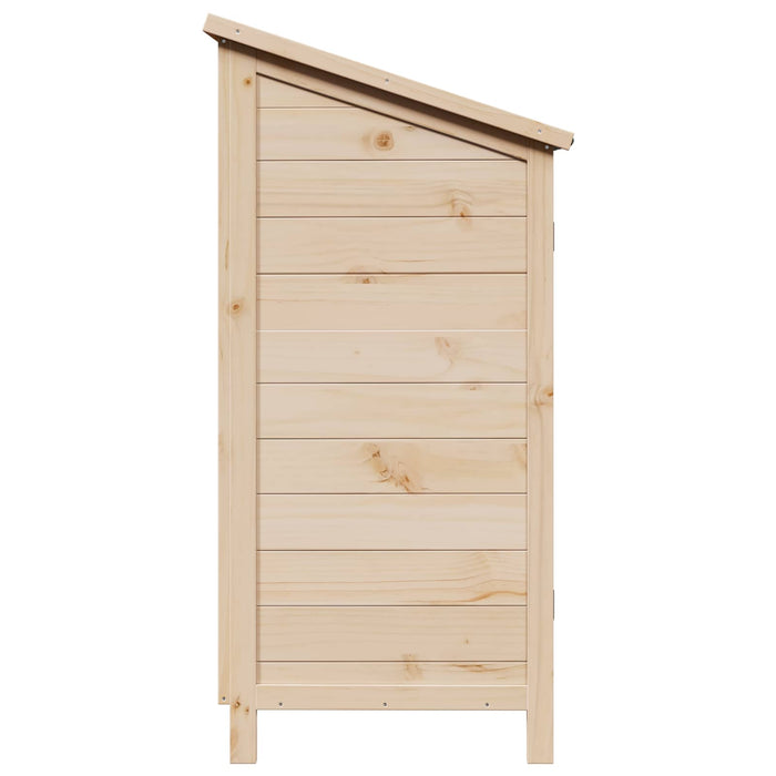 Sălaș de grădină natural 59 x 56 x 113,5 cm Lemn de Brad Solid WALTI
