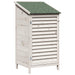 Sălaș de grădină Alb 59 x 56 x 113,5 cm Lemn de Brad Solid - WALTI WALTI
