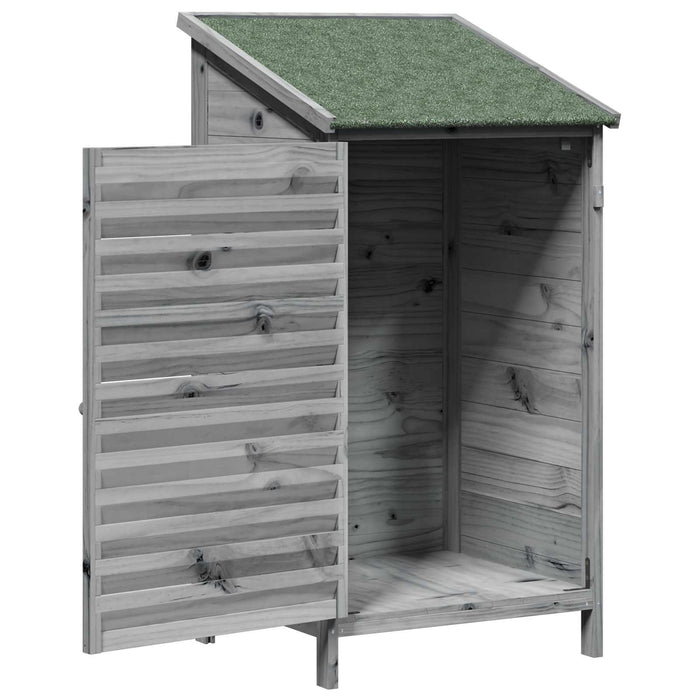 Sălaș de grădină Gri 59 x 56 x 113,5 cm Lemn de Brad Solid WALTI