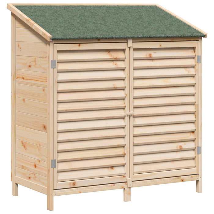 Sălaș de grădină natural 106 x 56 x 113,5 cm Lemn de Brad Solid - WALTI WALTI