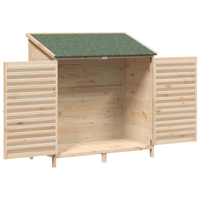 Sălaș de grădină natural 106 x 56 x 113,5 cm Lemn de Brad Solid - WALTI WALTI