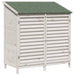 Sălaș de grădină Alb 106 x 56 x 113,5 cm Lemn de Brad Solid - WALTI WALTI