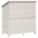 Sălaș de grădină Alb 106 x 56 x 113,5 cm Lemn de Brad Solid - WALTI WALTI