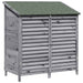 Sălaș de grădină Gri 106 x 56 x 113,5 cm Lemn de Brad Solid - WALTI WALTI